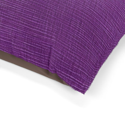 Violet/Plum/Purple: Denim-Inspired Luxurious Fabric - Dog & Pet Bed