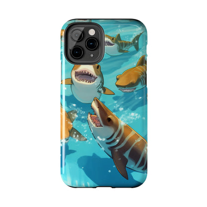 Tiger Shark: Ocean Marine Wildlife - Underwater - Tough Phone Cases