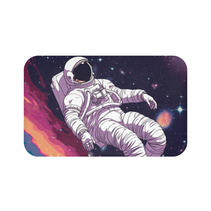 Astro Pioneer - Star-filled Galaxy Illustration - Bath Mat