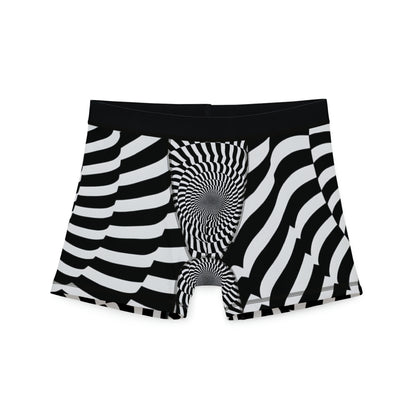 Vortex, Optical Illusion, Mens Swimsuit, Mens Swim Trunks, Men Swim Shorts, Guy Swim Wear - Hybrid Swim Ready Shorts