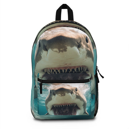 Bull Shark: River Monster Menace - Realistic Dark Water Predator - Backpack