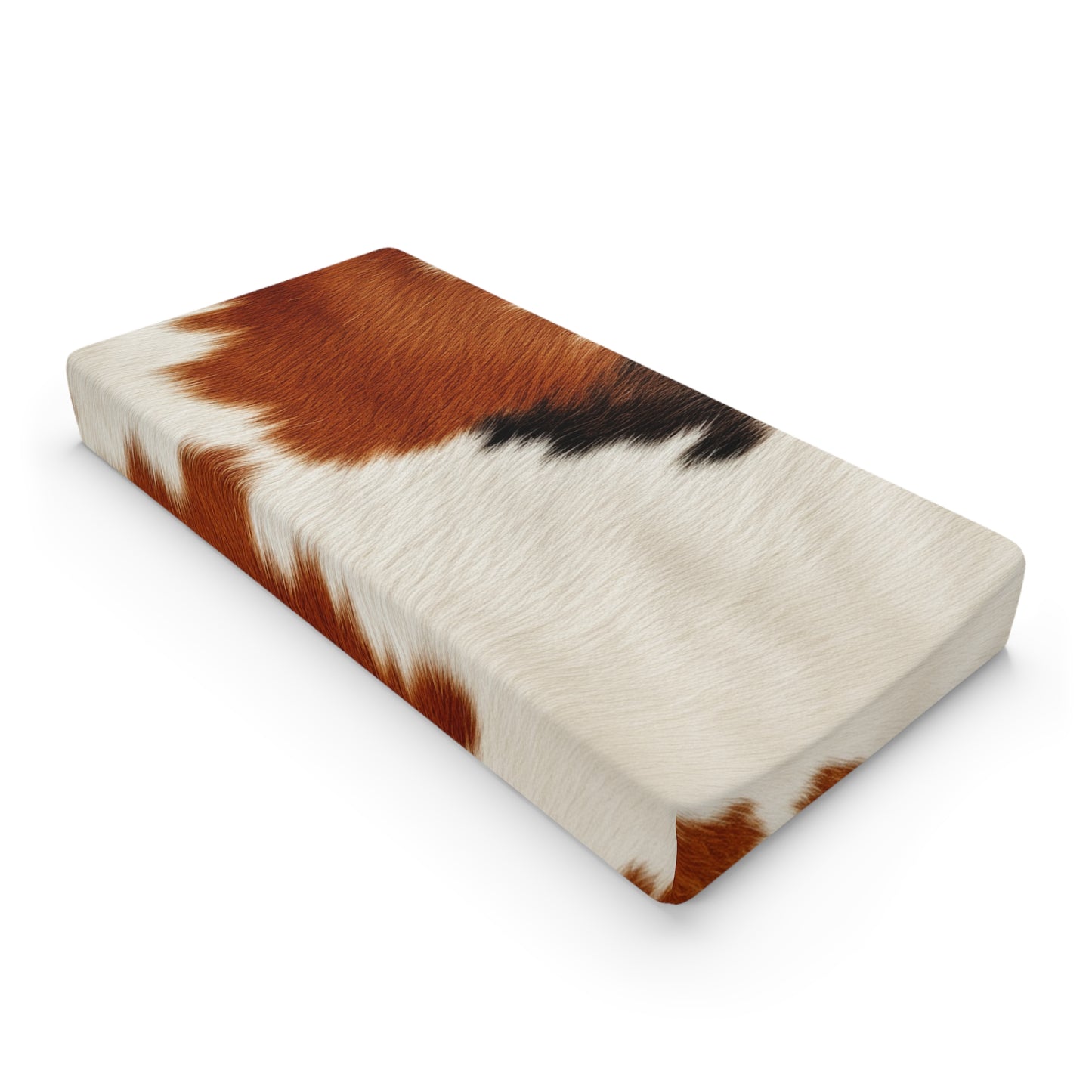 Hair Cowhide Leather Natural Design Tough Durable Rugged Style - Baby Changing Pad Cover