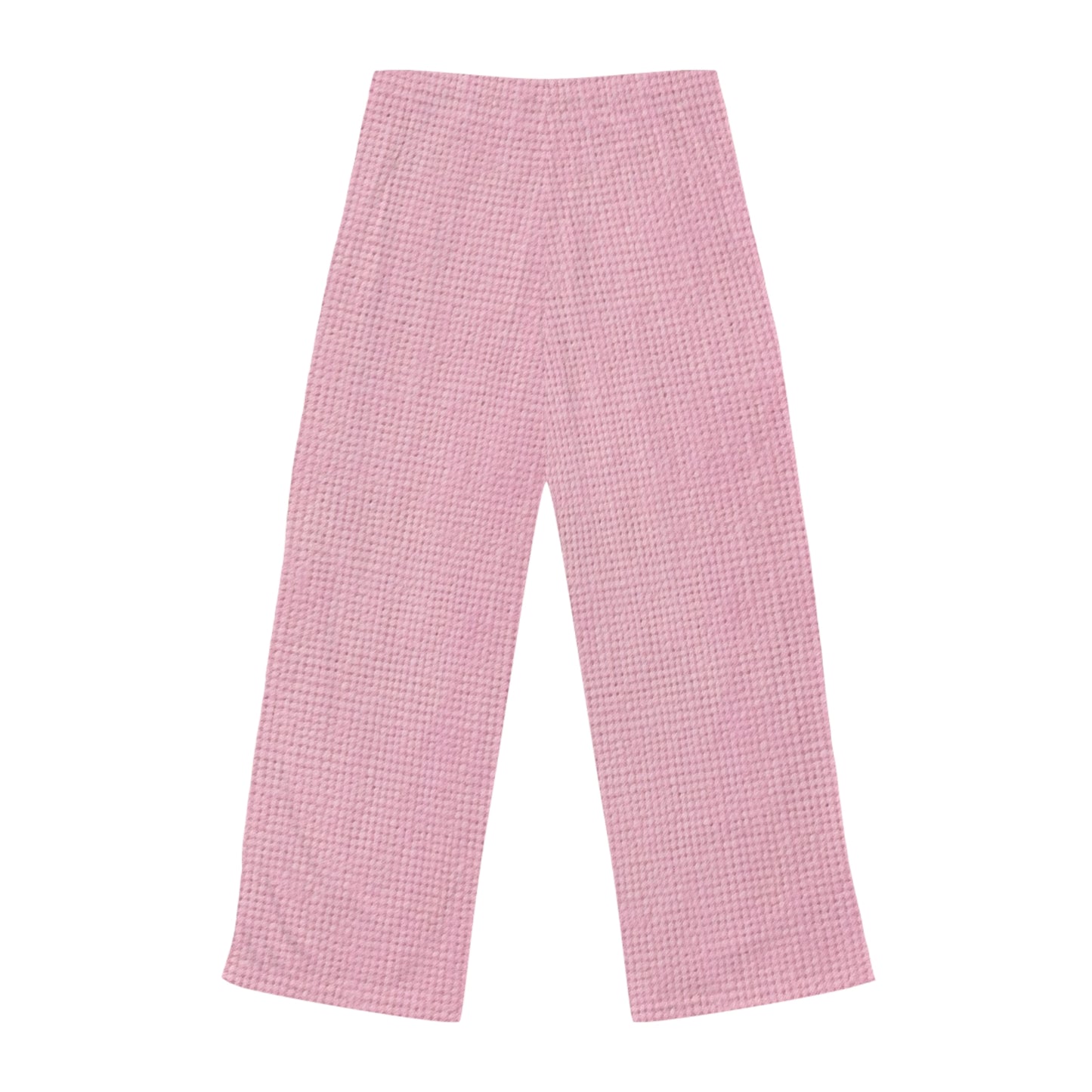 Blushing Garment Dye Pink: Denim-Inspired, Soft-Toned Fabric - Women's Pajama Pants (AOP)