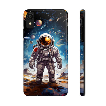 Galactic Voyage: Astronaut Journey in Celestial Star Cosmic Exploration - Tough Phone Cases