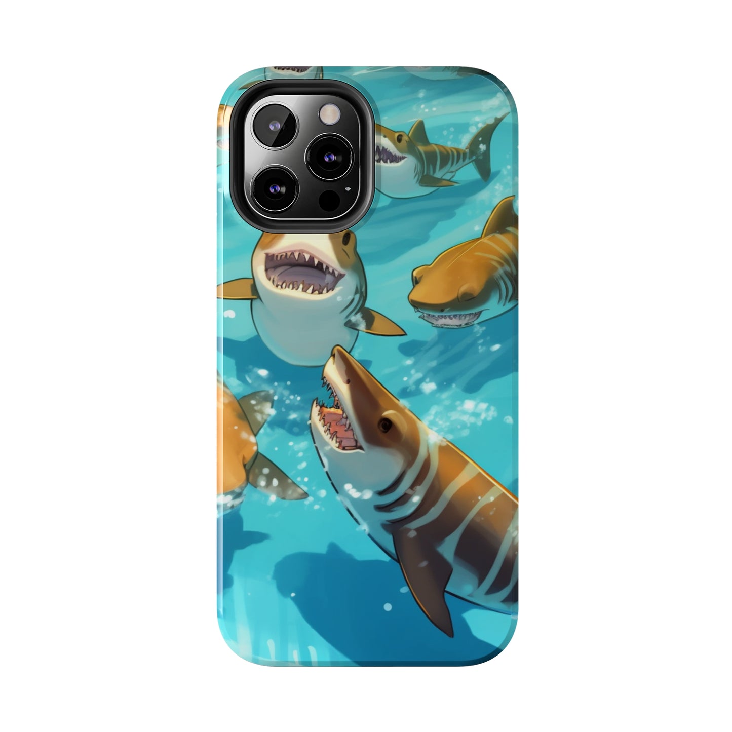 Tiger Shark: Ocean Marine Wildlife - Underwater - Tough Phone Cases