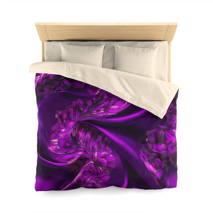 Purple Silk, Microfiber Duvet Cover