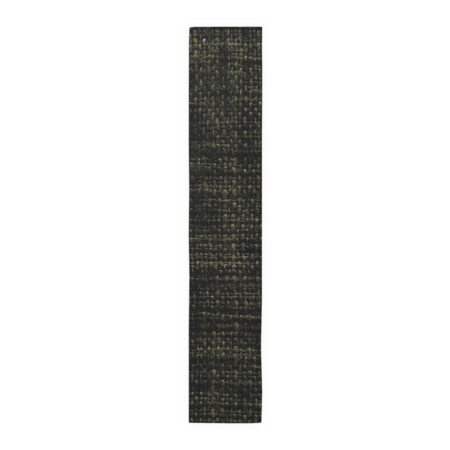 Sophisticated Seamless Texture - Black Denim-Inspired Fabric - Table Runner (Cotton, Poly)