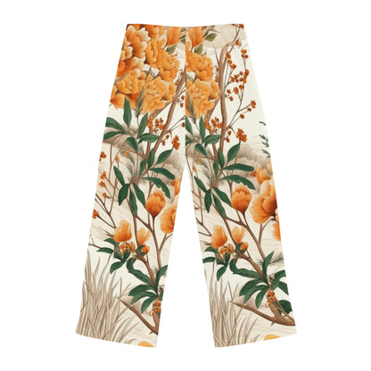 Belleza de las cuatro estaciones: pantalones de pijama deportivos para mujer con diseño de primavera, verano, otoño e invierno (AOP) 