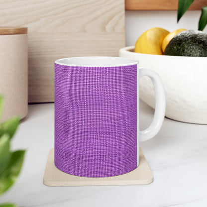 Hyper Iris Orchid Red: Denim-Inspired, Bold Style - Ceramic Mug 11oz