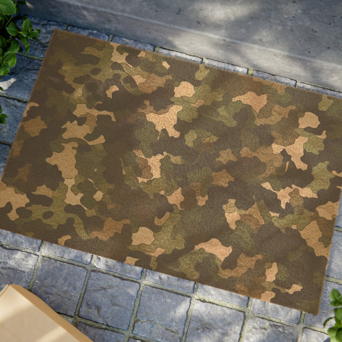 Classic Camo Camoflauge - Door Coir Mat - Grade A Tufted Coir Coconut Fiber