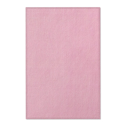 Blushing Garment Dye Pink: Denim-Inspired, Soft-Toned Fabric - Area Rugs