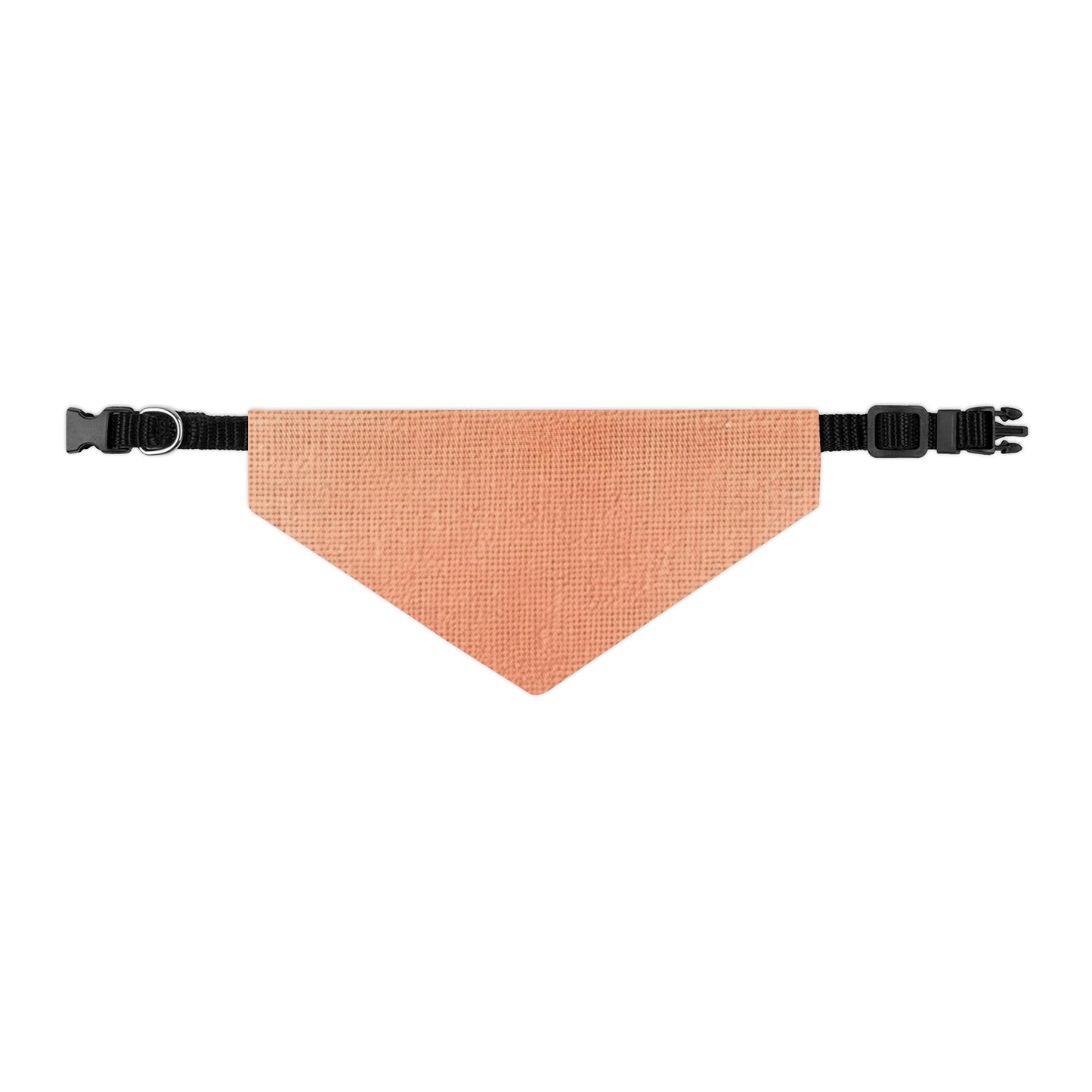 Soft Pink-Orange Peach: Denim-Inspired, Lush Fabric - Pet Bandana Collar