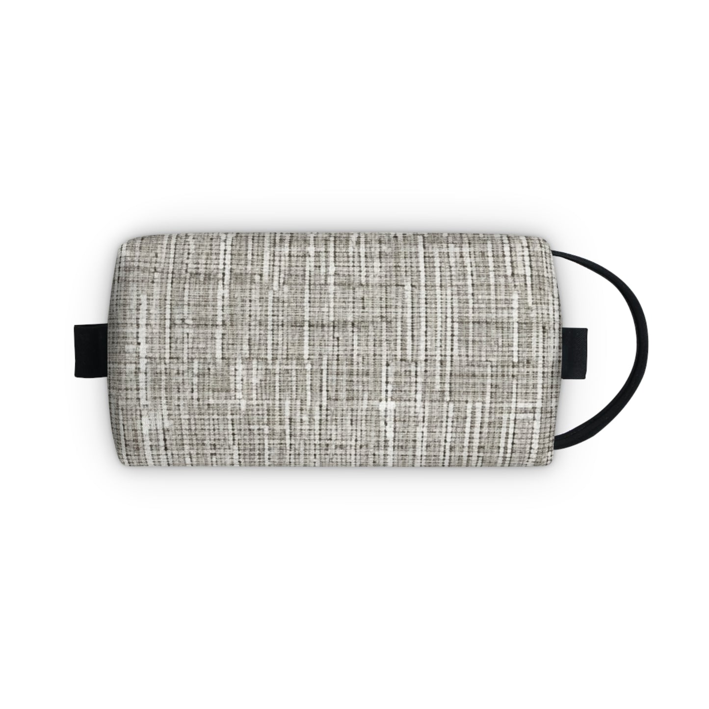 Silver Grey: Denim-Inspired, Contemporary Fabric Design - Toiletry Bag