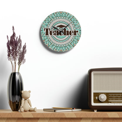 Teacher - Acrylic Wall Clock