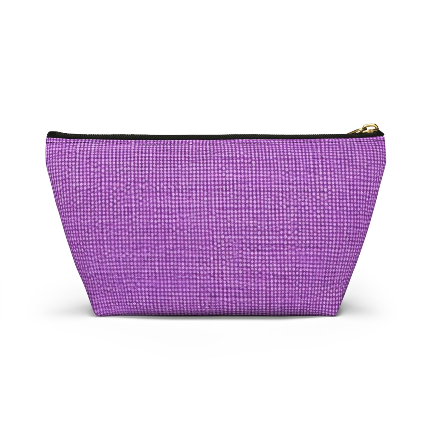 Hyper Iris Orchid Red: Denim-Inspired, Bold Style - Accessory Pouch w T-bottom