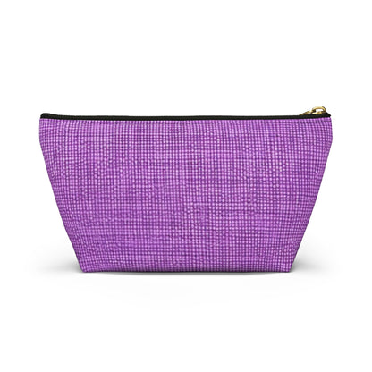 Hyper Iris Orchid Red: Denim-Inspired, Bold Style - Accessory Pouch w T-bottom