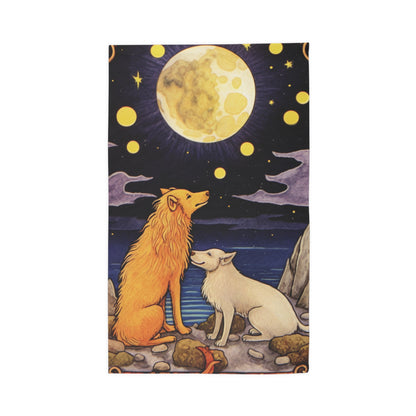 Moon Tarot Card Art - Embrace Your Intuition and Dreams - Dobby Rug