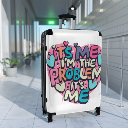 Its Me Im The Problem Its Me - Love Heart Valentine Gift - Suitcase