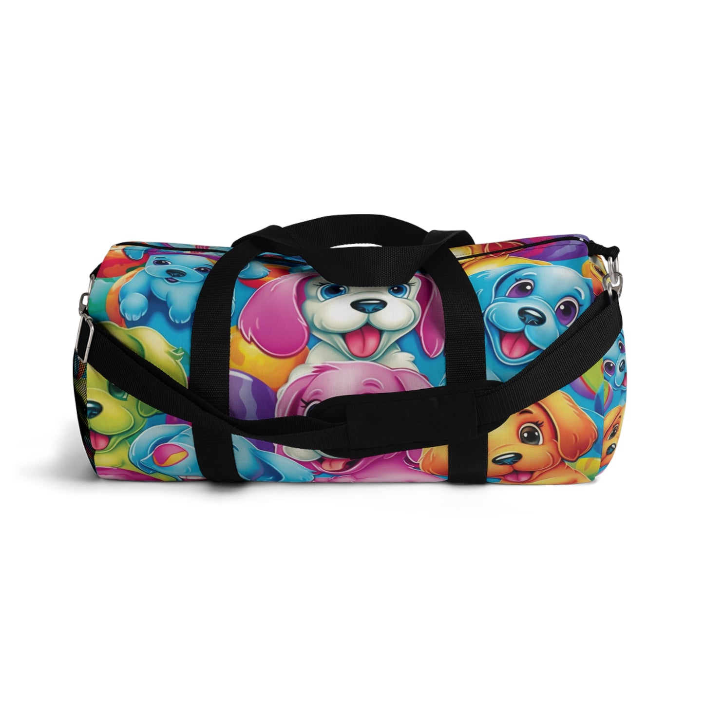 Happy Puppy & Dog Design - Vivid and Eye-Catching - Duffel Bag