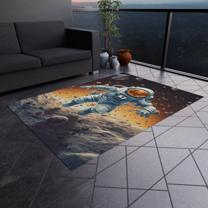 Galactic Adventurer - Celestial Star Art: Deep Space Exploration - Outdoor Rug