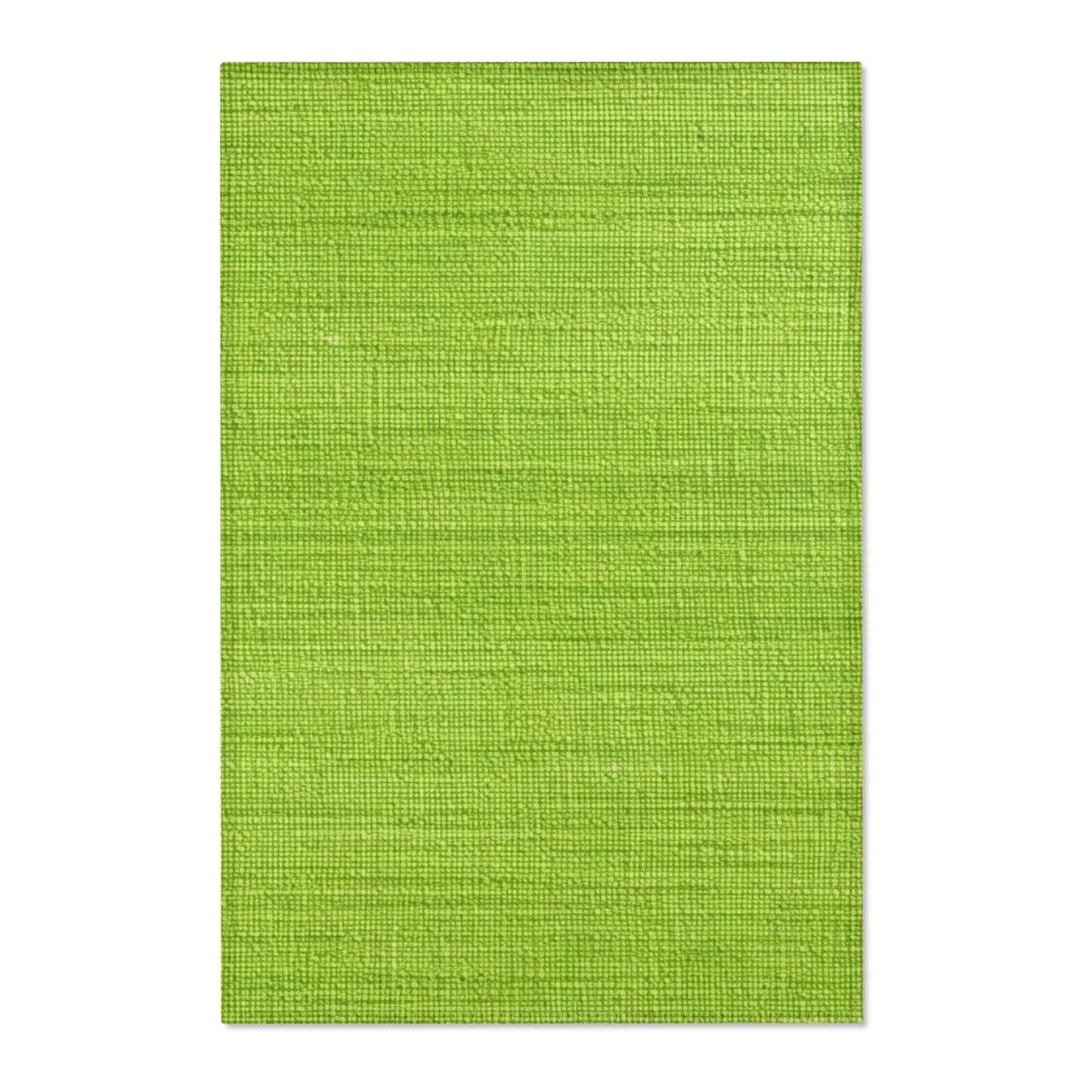 Lush Grass Neon Green: Denim-Inspired, Springtime Fabric Style - Area Rugs