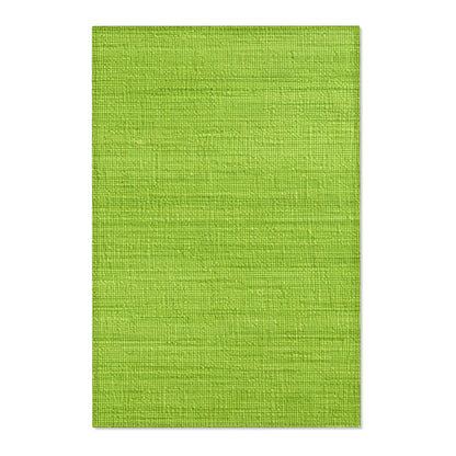 Lush Grass Neon Green: Denim-Inspired, Springtime Fabric Style - Area Rugs