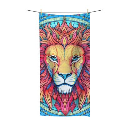 Astrological Leo - Cosmic Zodiac Constellation, Lion Symbol Art - Polycotton Towel