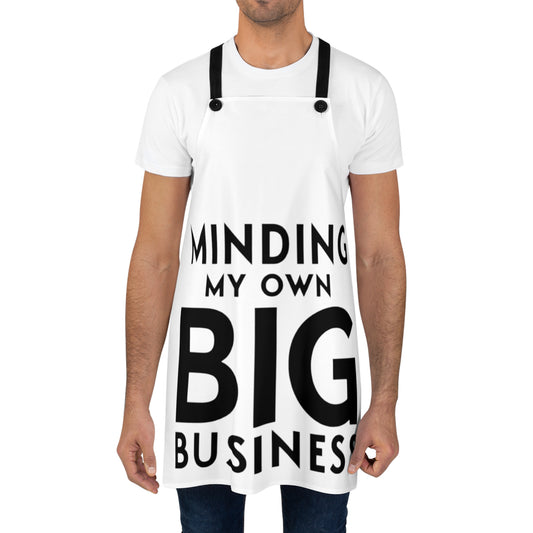Minding My Own Big Business, Gift Shop Store, Apron (AOP)