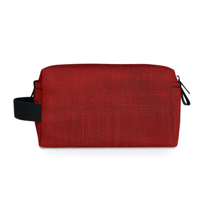 Juicy Red Berry Blast: Denim Fabric Inspired Design - Toiletry Bag