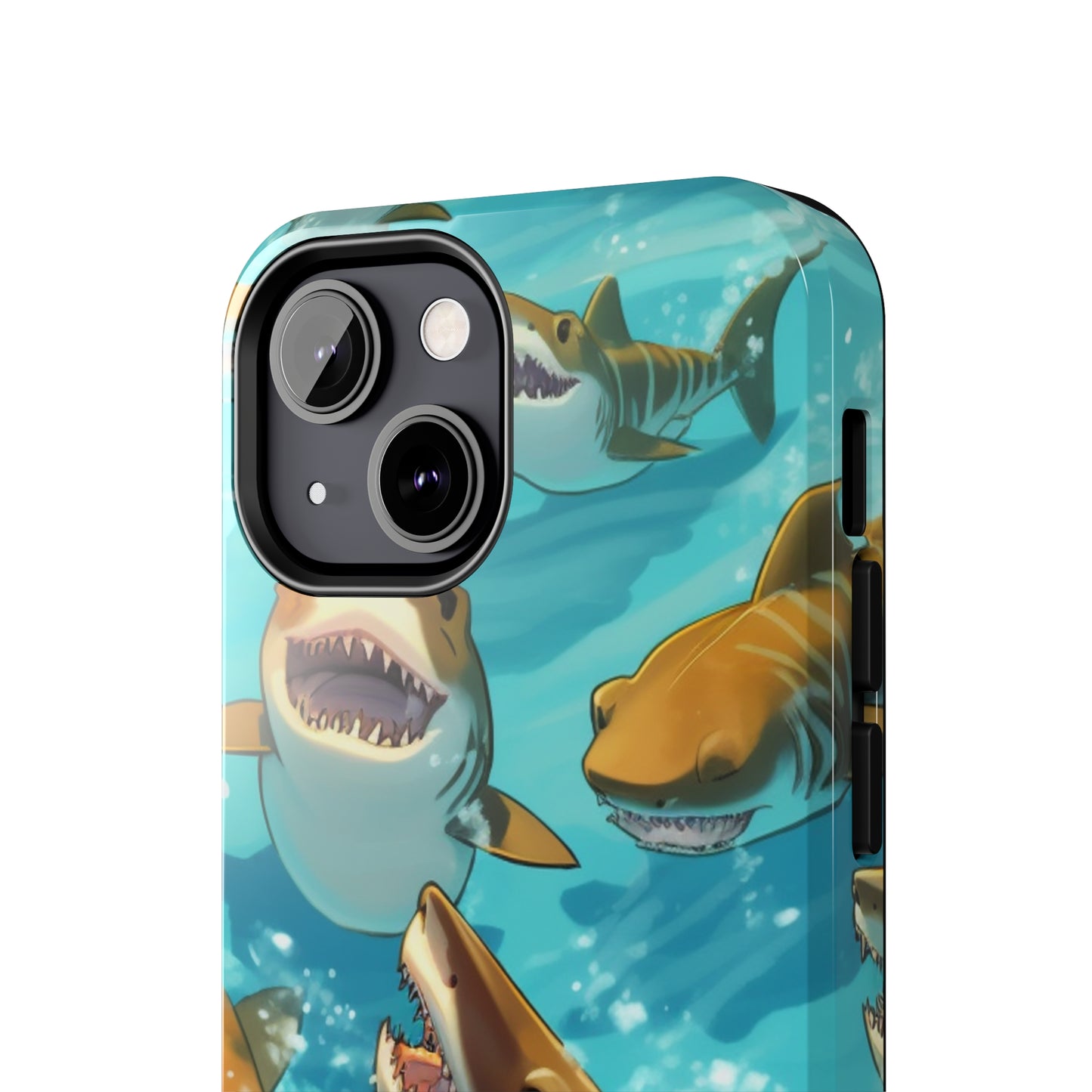 Tiger Shark: Ocean Marine Wildlife - Underwater - Tough Phone Cases