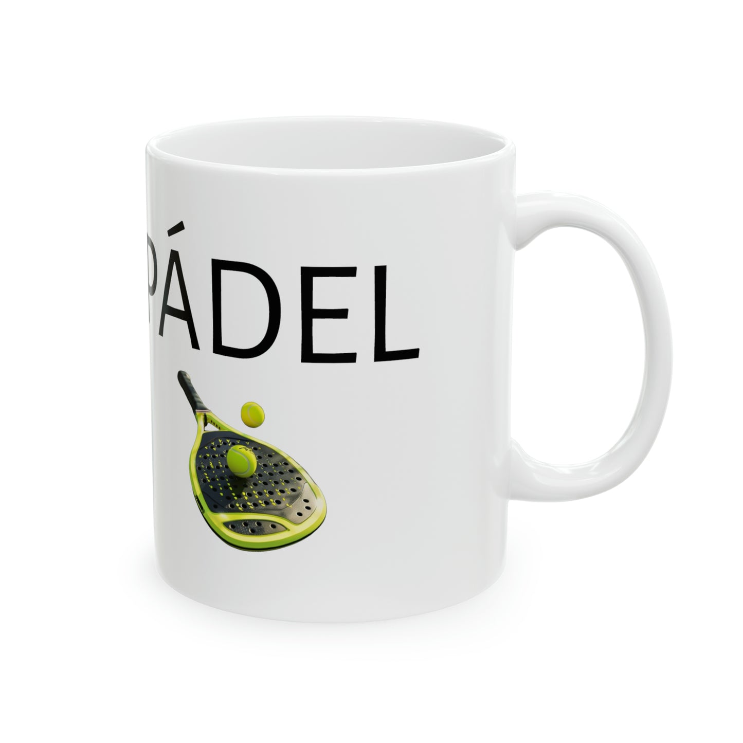 Padel Tennis, Not Paddle Tennis, Padel Sport Game, Ceramic Mug, 11oz