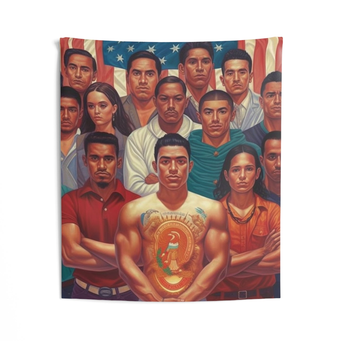 Latino Pride - Hispanic Heritage Month - Latin Roots - Mexican Heritage - Empower Latina - Celebrate Hispanic Unity - Indoor Wall Tapestries