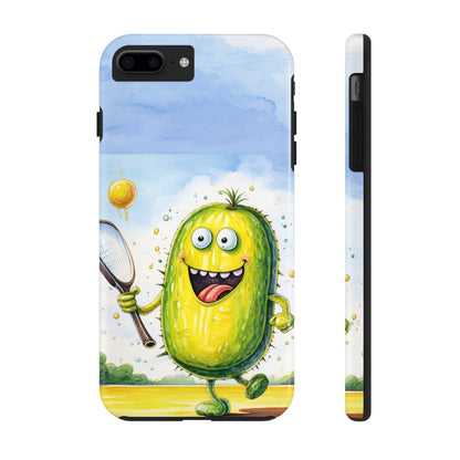 Pickleball Sport: Athletic Pickle Playing Game with Net and Paddle - Tough Phone Cases