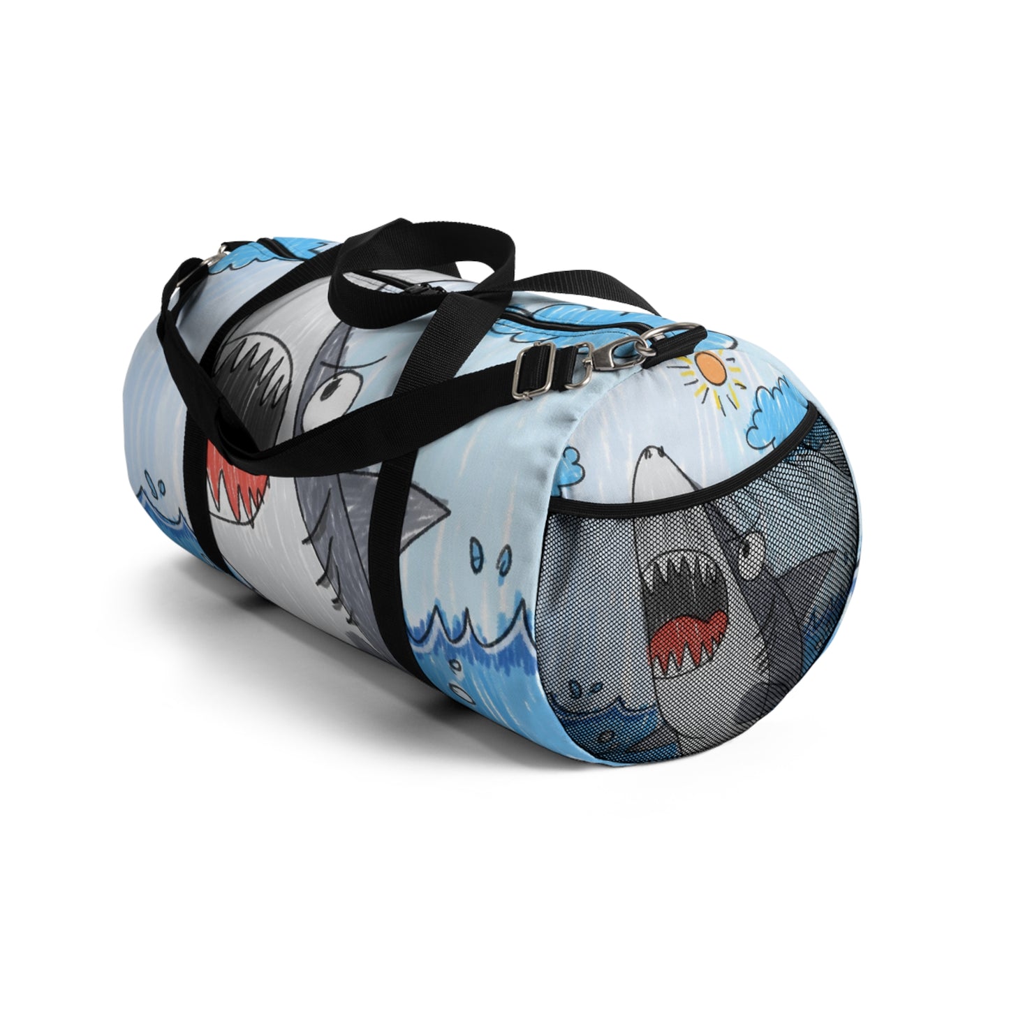 Shark Jaw Teeth Attack Ocean Sea Creature Duffel Bag