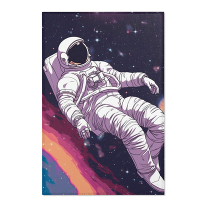 Astro Pioneer - Star-filled Galaxy Illustration - Area Rugs