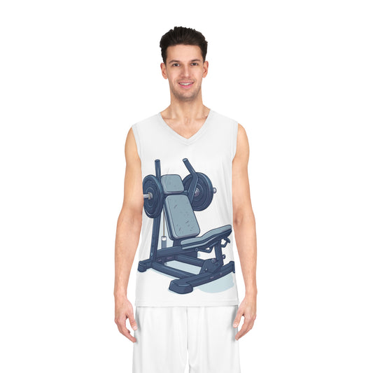 Bench Shirt, Workout Gift Athletic Graphic, Basketball Jersey (AOP)