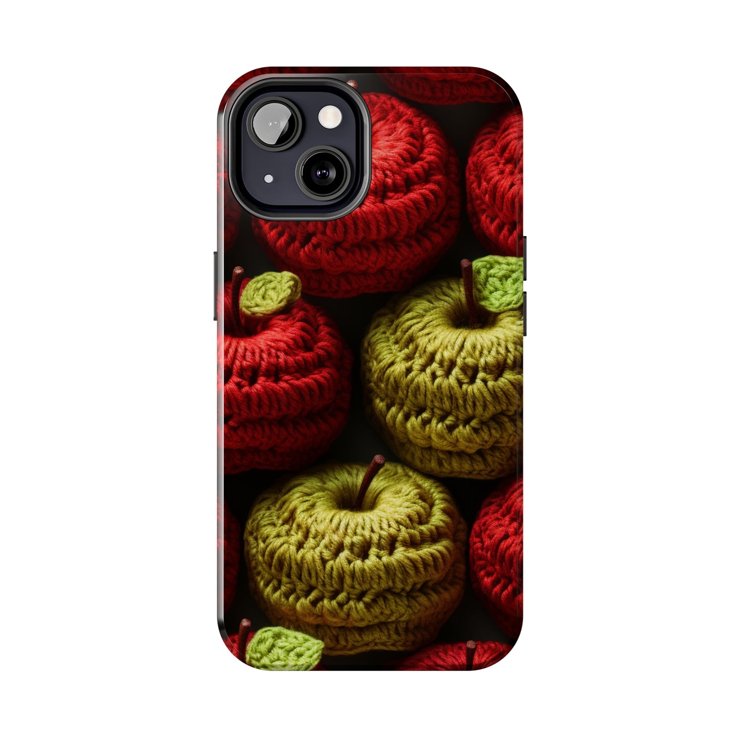 Crochet Apple Amigurumi - Big American Red Apples - Healthy Fruit Snack Design - Tough Phone Cases