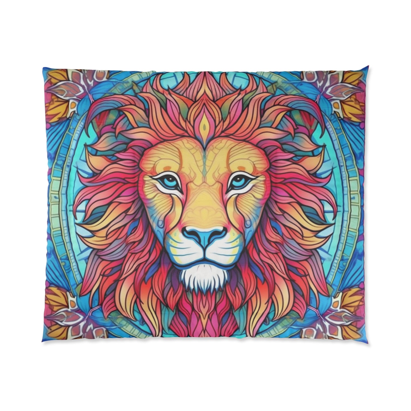 Astrological Leo - Cosmic Zodiac Constellation, Lion Symbol Art - Comforter