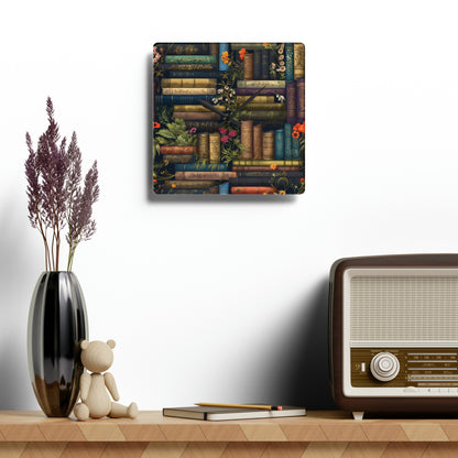 Book Lover - Acrylic Wall Clock