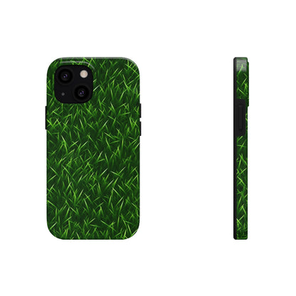 Touch Grass Indoor Style Outdoor Green Artificial Grass Turf - Tough Phone Cases