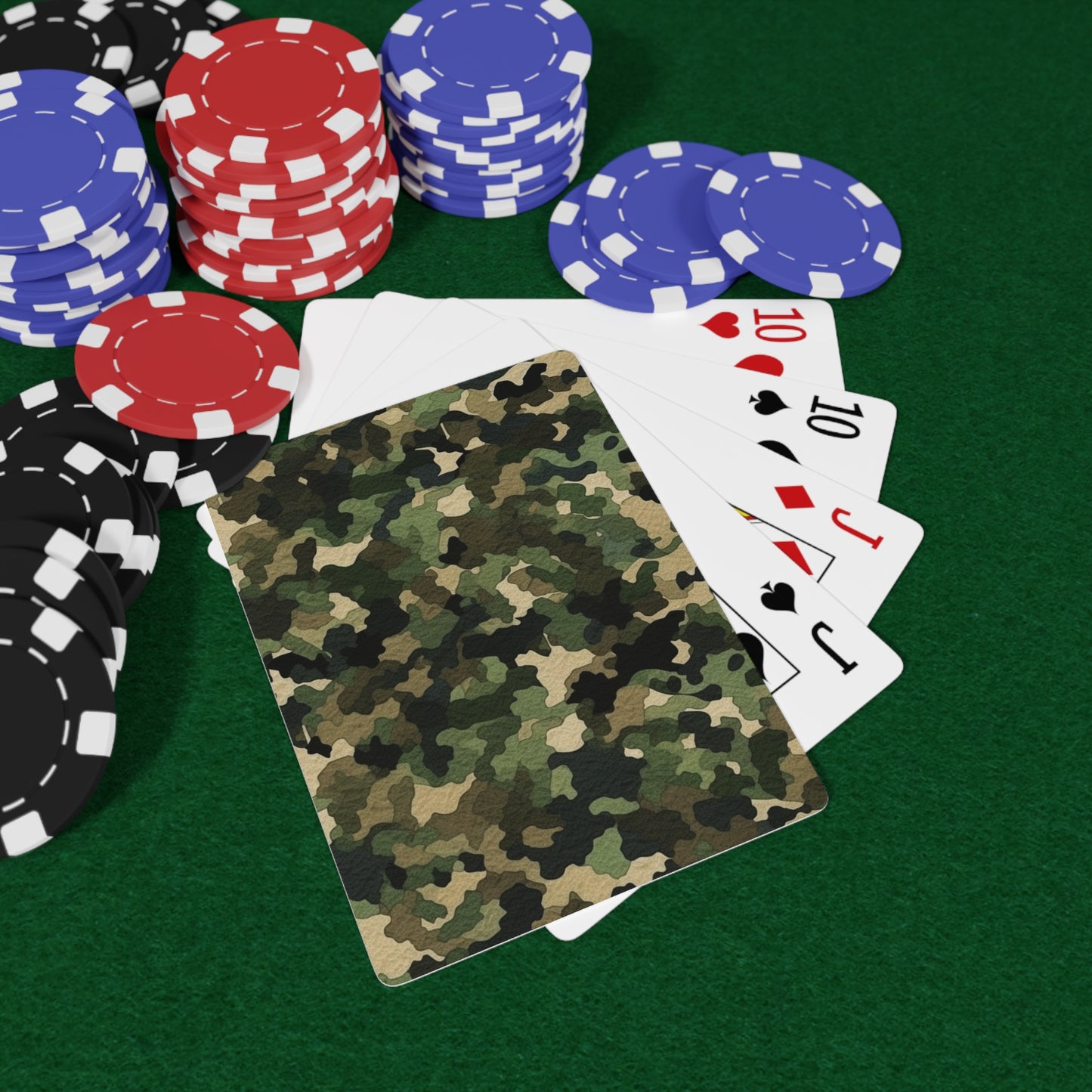 Classic Camo | Camouflage Wrap | Traditional Camo - Poker Cards