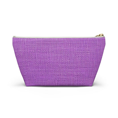 Hyper Iris Orchid Red: Denim-Inspired, Bold Style - Accessory Pouch w T-bottom