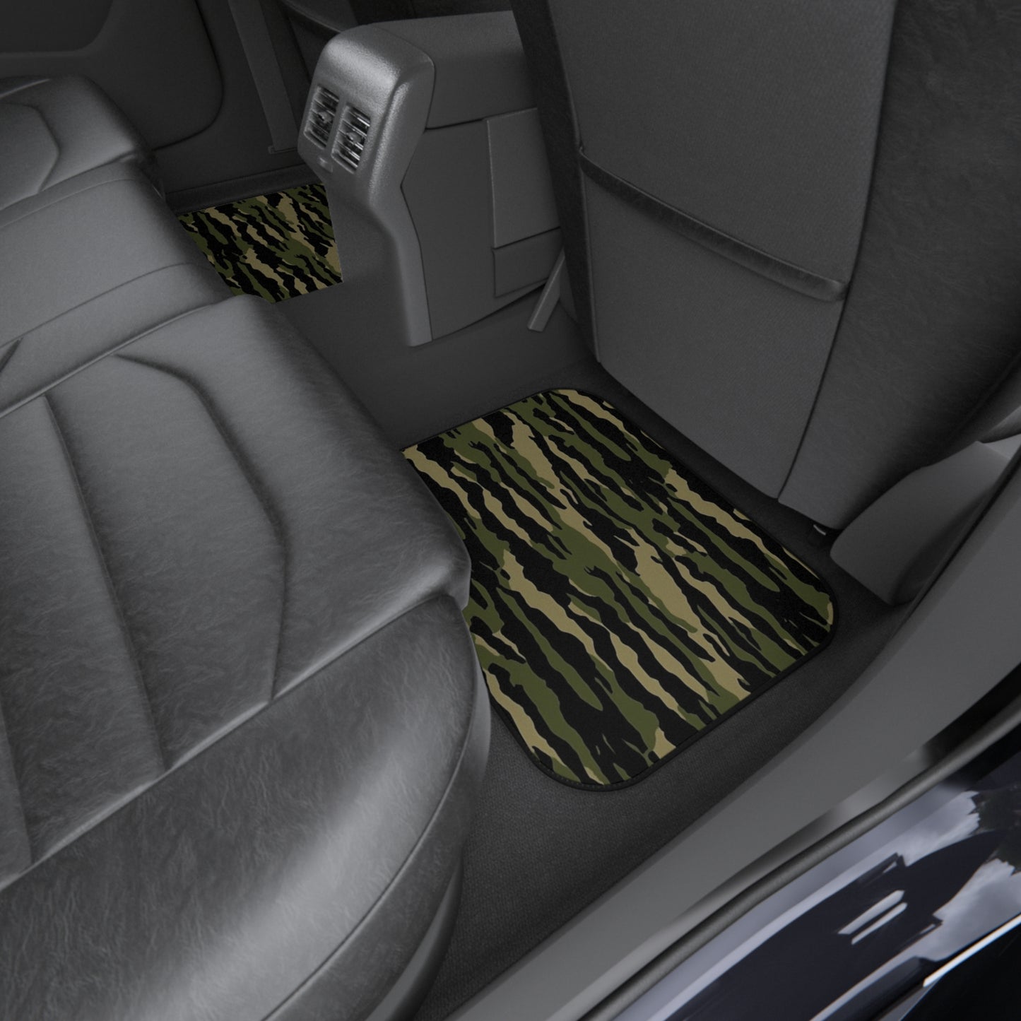 Tiger Stripe Camouflage: Military Style - Car Mats (Set of 4)