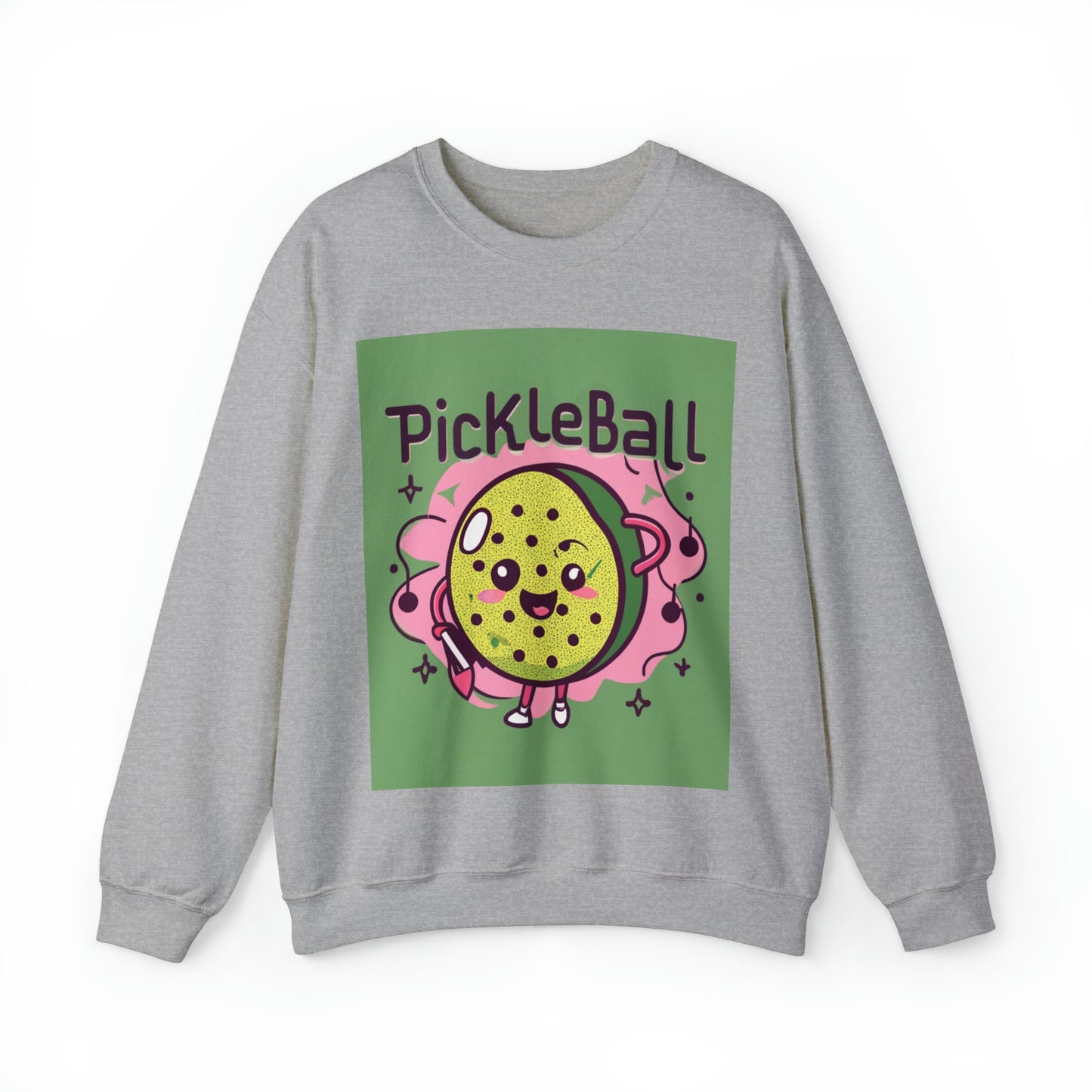 Pickleball kawaii - スポーツ アニメ - ユニセックス ヘビー ブレンド™ クルーネック スウェットシャツ