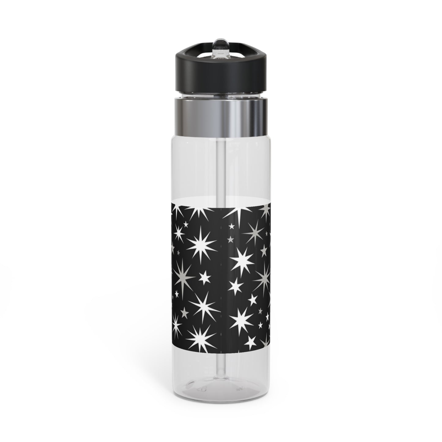 Mid Century Modern Atomic Starburst - Streamlined Minimal Stars - Kensington Tritan™ Sport Bottle, 20oz