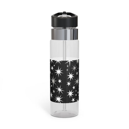 Mid Century Modern Atomic Starburst - Streamlined Minimal Stars - Kensington Tritan™ Sport Bottle, 20oz