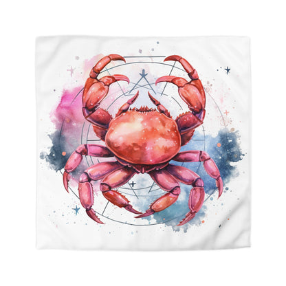 Signo del zodiaco Cáncer - Astrología zodiacal elegante - Funda nórdica de microfibra 