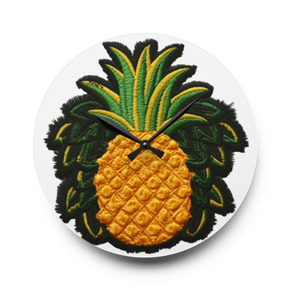 Pineapple - Acrylic Wall Clock