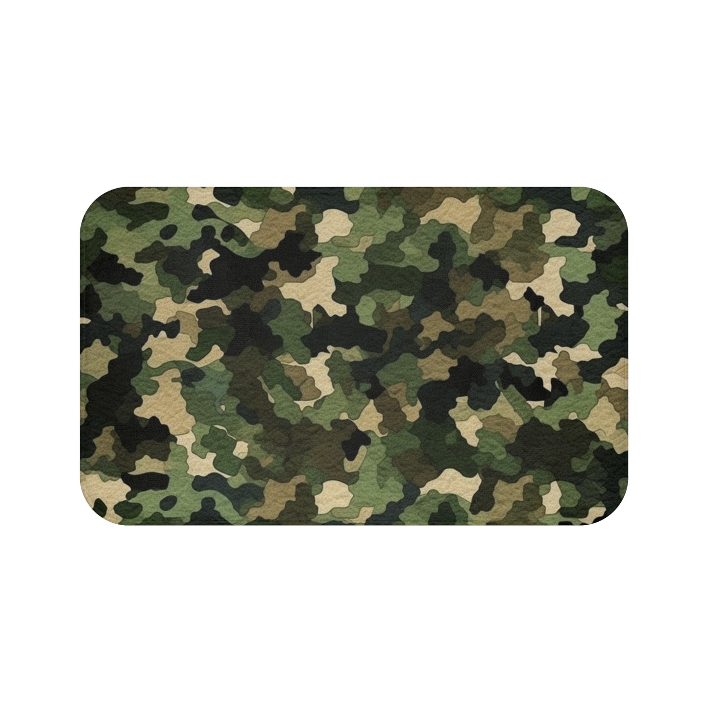 Classic Camo | Camouflage Wrap | Traditional Camo - Bath Mat