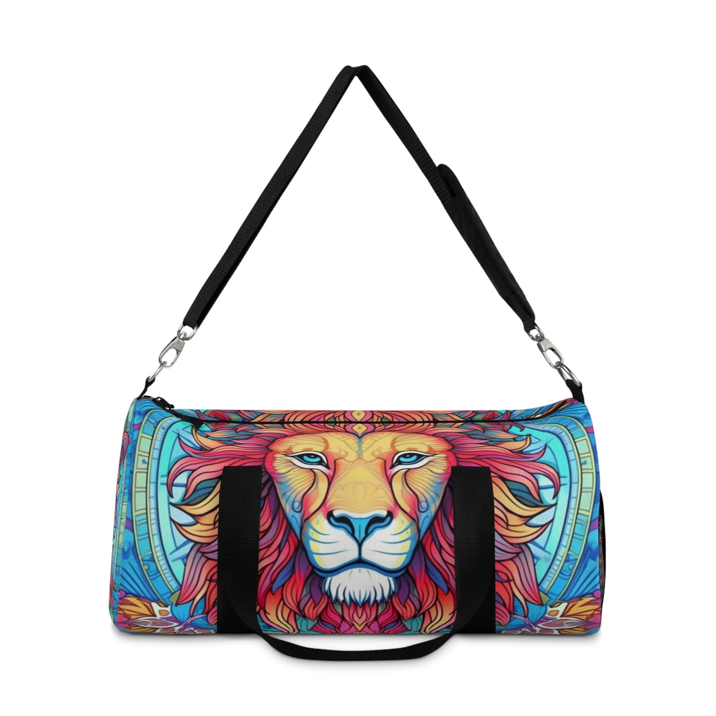 Astrological Leo - Cosmic Zodiac Constellation, Lion Symbol Art - Duffel Bag